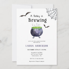 Convite Um bebê está criando Chá de fraldas de Dia das Bru