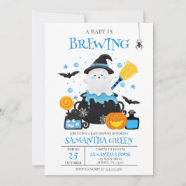 Convite Um bebê está criando Chá de fraldas de Dia das Bru