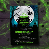 Um Bebê Está Fazendo Chá de fraldas De Halloween