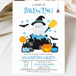 Convite Um Bebê Está Sendo Preparado Churrasco de Hallowee