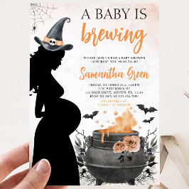 Convite Um Bebê Está Sendo Preparado Churrasco de Hallowee