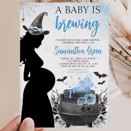 Convite Um Bebê Está Sendo Preparado Churrasco de Hallowee