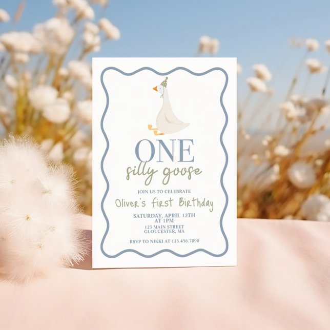 Convite Um Bobo fica azul e verde (Criador carregado)