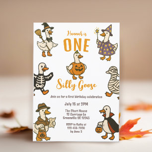 Convite Um Bobo ganha o Halloween Primeiro Aniversário