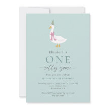 Um Bobo ganso primeiro aniversario