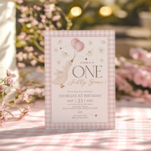 Um Bobo Gingham Rosa primeiro aniversario Gingham 