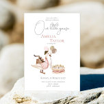 Convite Um Bobo Vintage Birthday Goose Watercolor<br><div class="desc">Convite Para Coloração Aquática De Ganso De Aniversário De Um Bobo Vintage</div>