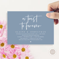 Um brinde a Forever, Festa de Elopement Brunch