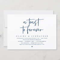 Um brinde a Forever, Festa de Elopement Brunch