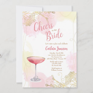Convite Um brinde à Noiva