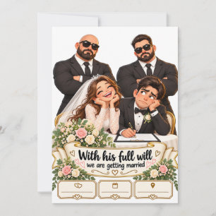 Convite Um casamento de livre vontade