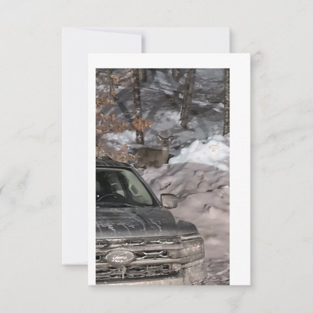 Convite Um cervo nos faróis (Frente)