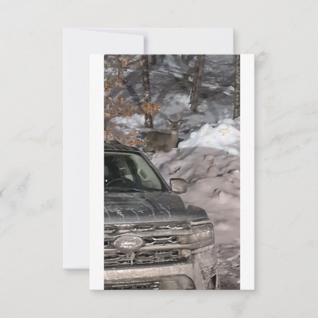 Convite Um cervo nos faróis (Frente)