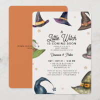 Um Chá de fraldas de bruxaria laranja no Dia das B