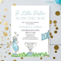 Um Chá de fraldas De Golfe Azul