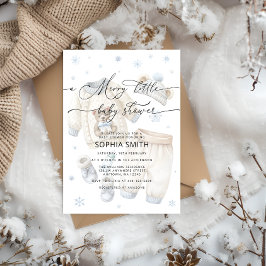 Convite Um Chá de fraldas Feliz