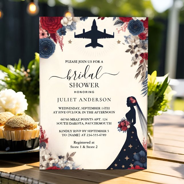 Convite Um Chá de panela Militar Tático Marinho de Guerra  (Criador carregado)