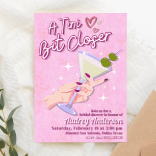 Convite Um Chá de panela Tini Bit Mais Próximo De Martini