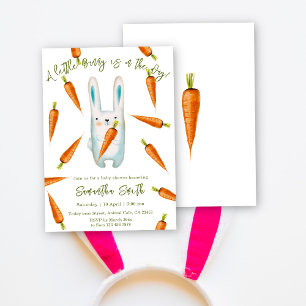 Convite Um coelhinho a caminho! Chá de Bebê