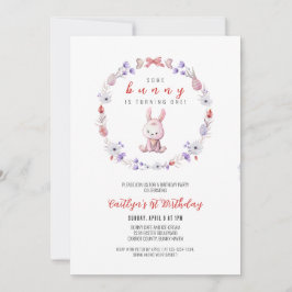 Convite Um Coelhinho Está Virando Um, Primavera primeiro a