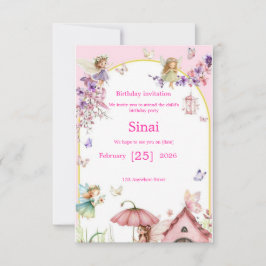 Convite: um convite especial de aniversário infant