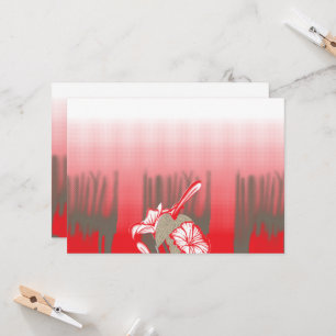 Convite Um design gráfico vibrante apresenta um vermelho, 