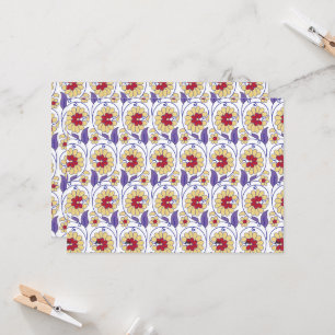 Convite Um design vibrante com creme amarelo e laranja