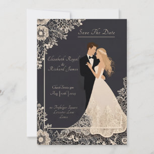 Convite Um dia para lembrar do vestido de casamento