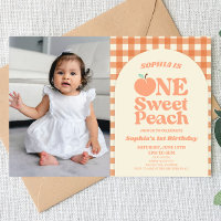 Um Doce Peach Picture First Party