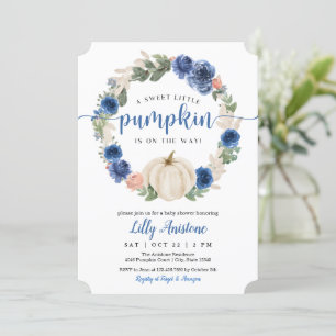 Convite Um Doce Pumpkin está a caminho! Chá de Bebê