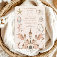 Um Dragão Pequeno está no Caminho Chá de fraldas