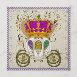 Convite Um Evento Real - Mardi Gras - Carnaval - SRF