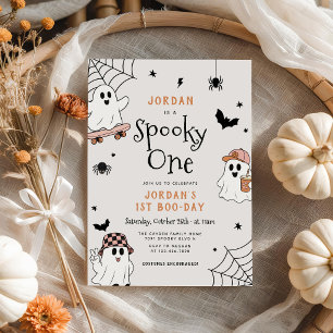 Convite Um Fantasmagórico Aniversário de 1 Ano no Hallowee
