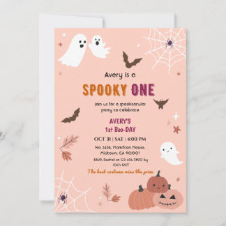 Convite Um Fantasmagórico Aniversário de Halloween Morcego