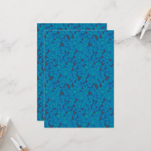 Convite um fundo azul e preto com um padrão