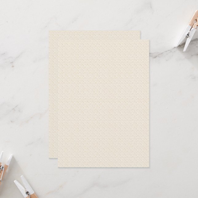 Convite um fundo branco com um padrão de pontos pequenos (Frente/Verso In Situ)