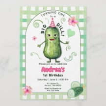 Um Grande Pepino em Conserva Primeiro Aniversário