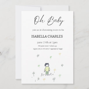 Convite Um Homem Pequeno Está A Caminho