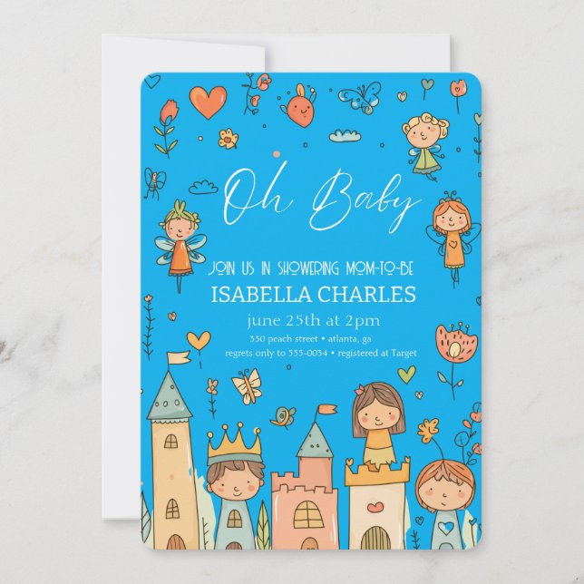 Convite Um Homem Pequeno Está A Caminho (Frente)