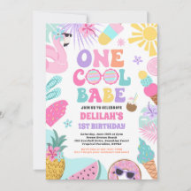 Um Legal Babe Tropical Summer primeiro aniversario