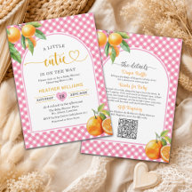 Um lindo baby shower cor-de-rosa tudo em um
