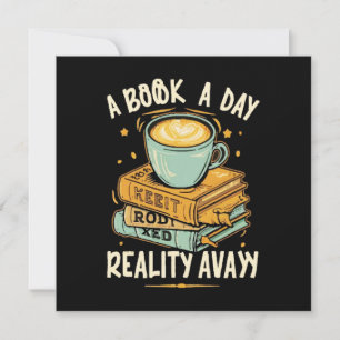Convite Um livro por dia mantém a realidade longe