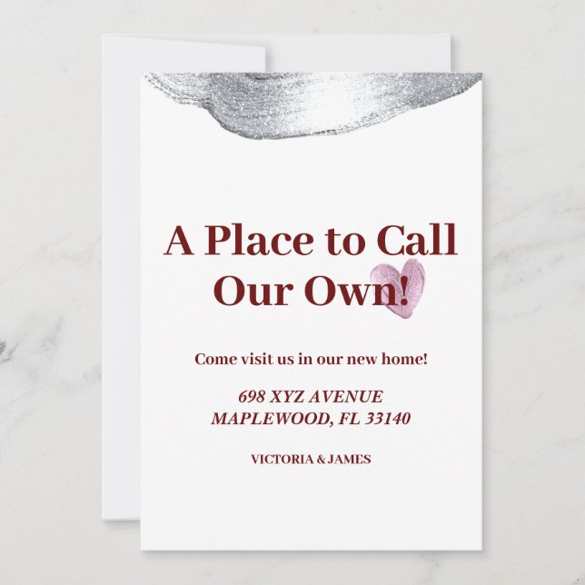 Convite Um lugar para chamarmos nossa própria festa de aqu (Frente)