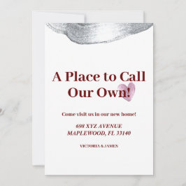 Convite Um lugar para chamarmos nossa própria festa de aqu