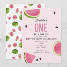 Um no aniversário do verão de Melon Watermelon