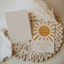 Convite Um No primeiro aniversario Do Sol