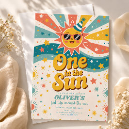 Convite Um no Sol Aniversário de 1 ano ao Sol 