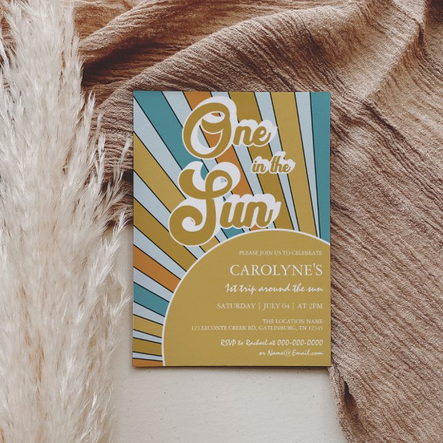 Convite Um No Sol, O primeiro aniversario Do Arco-Íris Com (Criador carregado)