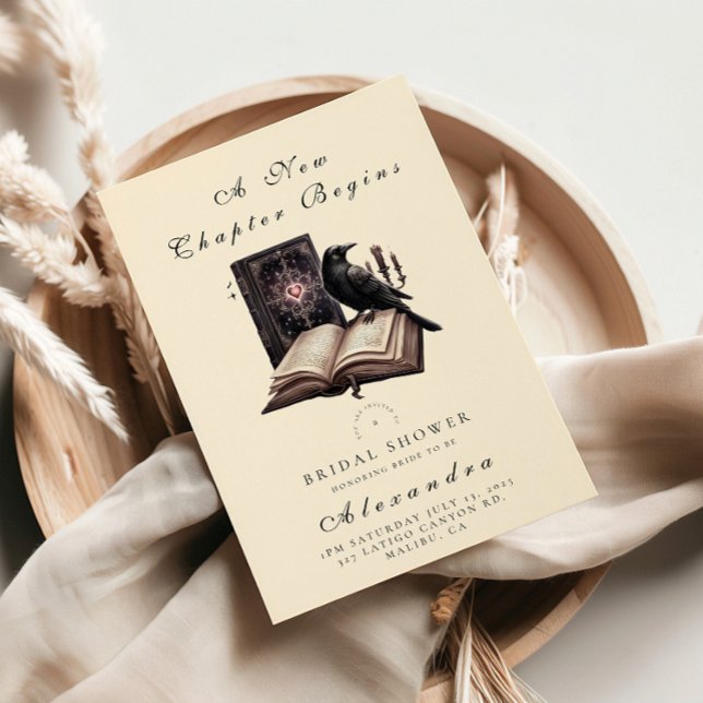 Convite Um novo capítulo começa a chá de panela escura (Criador carregado)