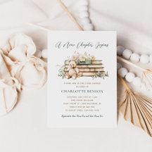 Um Novo Capítulo Começa Chá de Bebê de Livro Flora